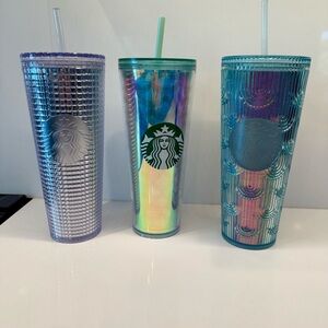 Bundle of 3 Starbucks tumblers